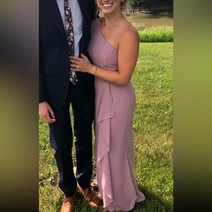 David’s Bridal Bridesmaid Dress F20011 in QUARTZ